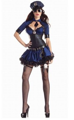 Deluxe Shaper Sultry Officer Costume